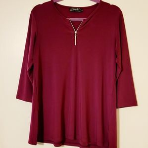 Sympli top size 8. Like new!! Gorgeous violet color!